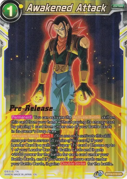 Awakened Attack card art