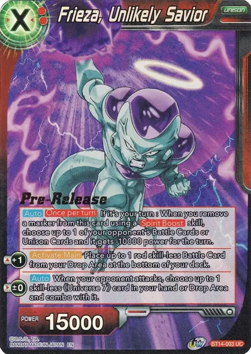 Frieza, Unlikely Savior card art