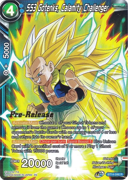 SS3 Gotenks, Calamity Challenger card art