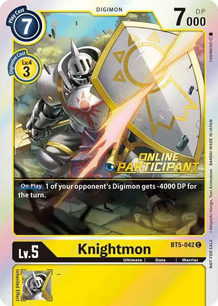 Knightmon - BT5-042 (2021 Championship Online Regional) [Online Participant] card art