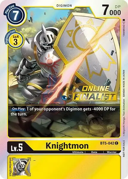 Knightmon - BT5-042 (2021 Championship Online Regional) [Online Finalist] card art
