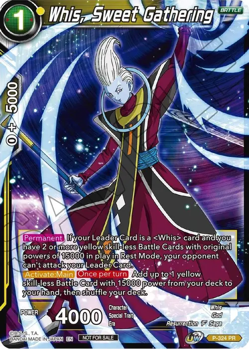 Whis, Sweet Gathering card art