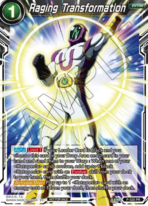 Raging Transformation card art