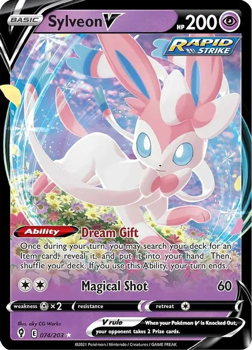 Sylveon V card art