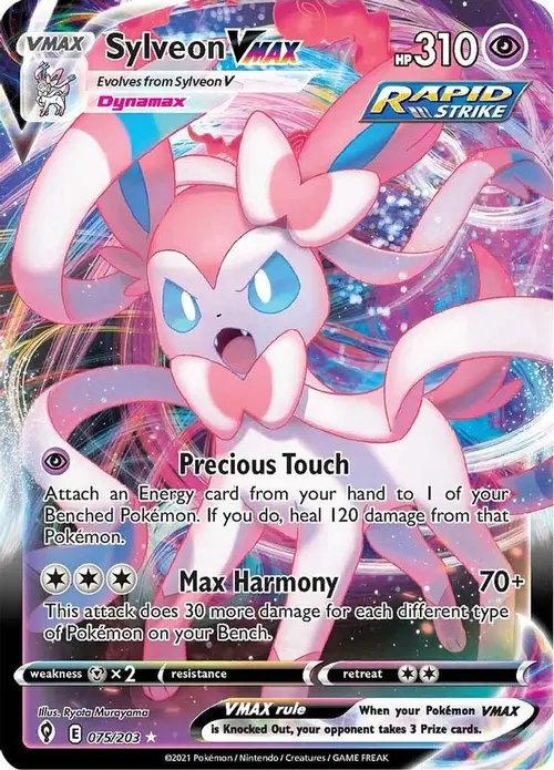 Sylveon VMAX card art