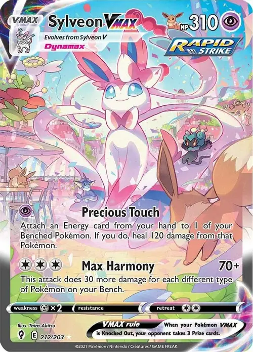 Sylveon VMAX (Alternate Art Secret) card art