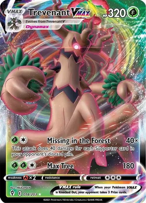 Trevenant VMAX card art