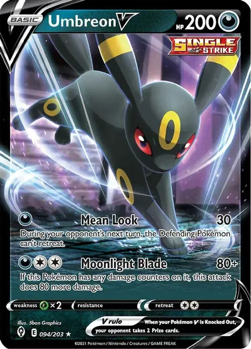 Umbreon V card art