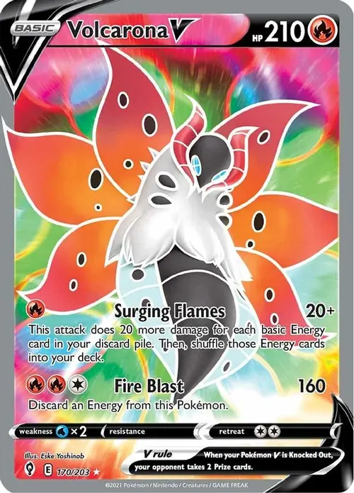 Volcarona V (Full Art) card art