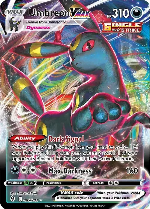 Umbreon VMAX card art