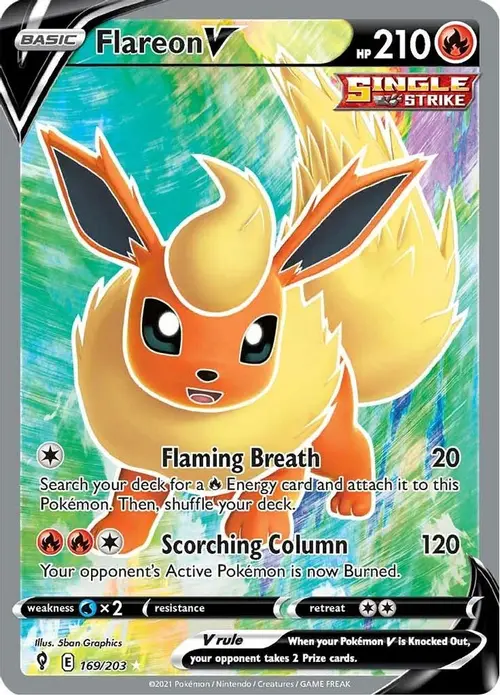 Flareon V (Full Art) card art