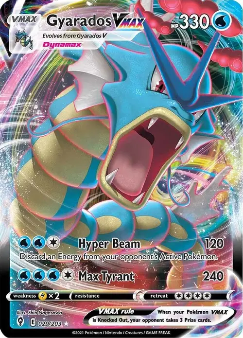 Gyarados VMAX card art