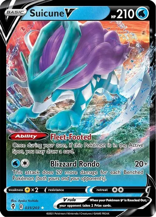 Suicune V card art