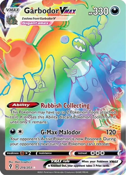 Garbodor VMAX (Secret) card art