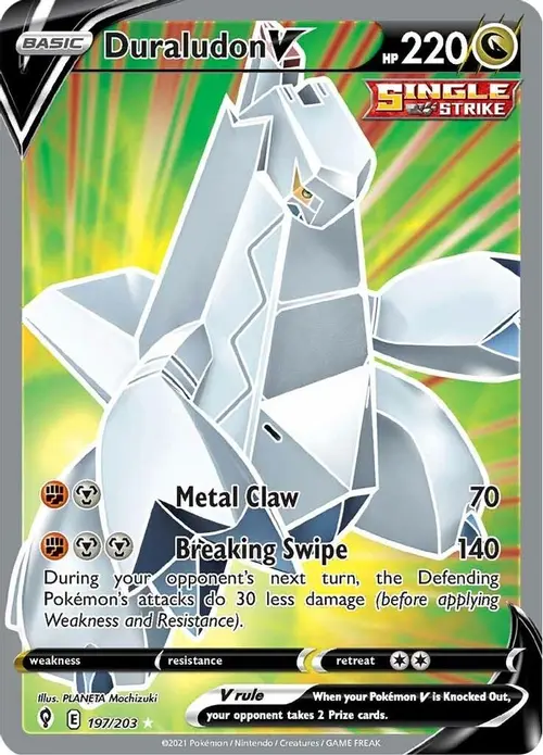 Duraludon V (Full Art) card art