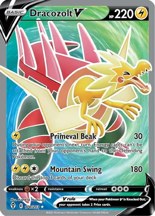 Dracozolt V (Full Art) card art
