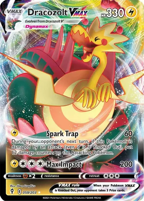 Dracozolt VMAX card art
