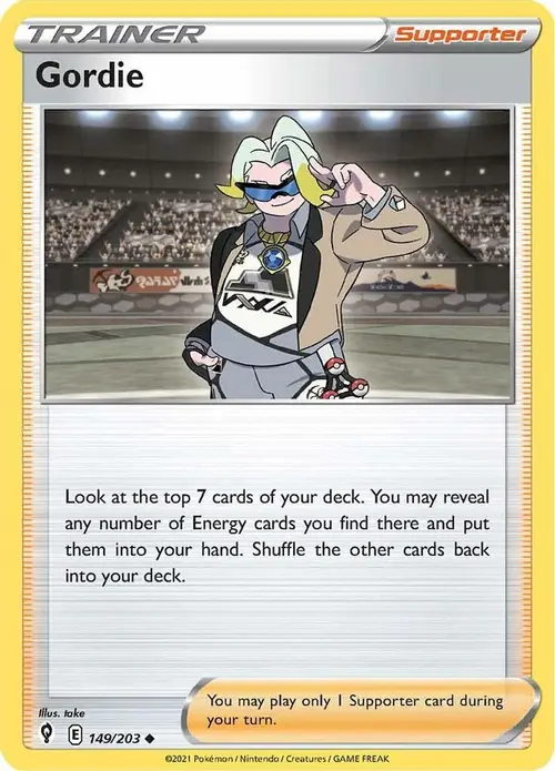 Gordie card art