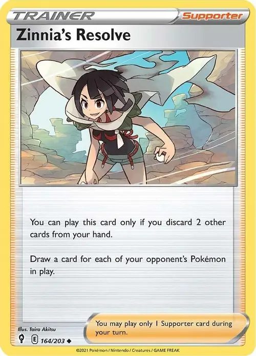 Zinnia's Resolve card art