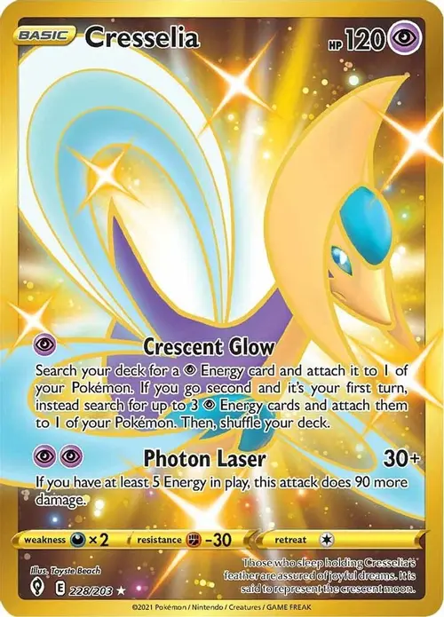 Cresselia (Secret) card art