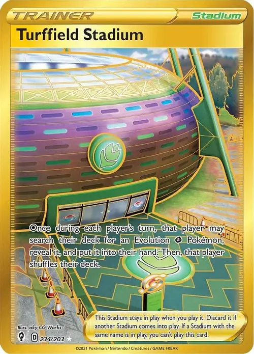 Turffield Stadium (Secret) card art