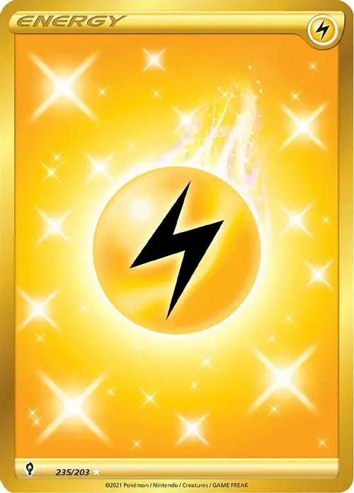 Lightning Energy (Secret) card art