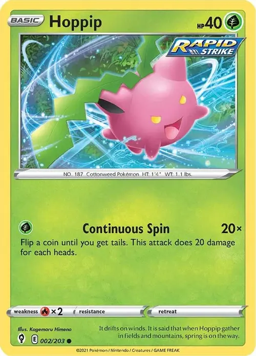 Hoppip card art