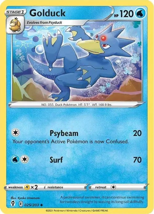 Golduck card art