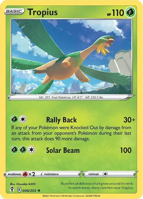 Tropius card art