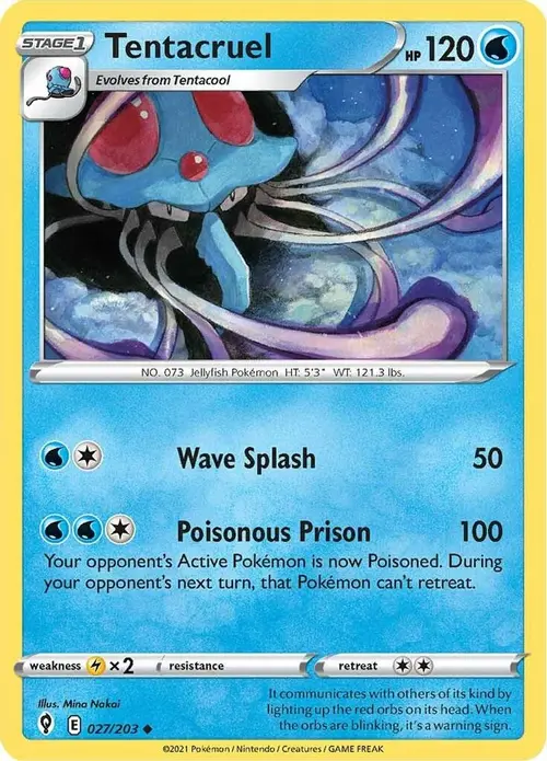 Tentacruel card art