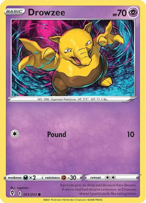 Drowzee card art