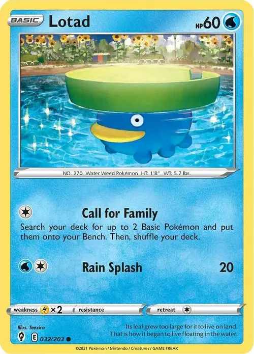 Lotad card art