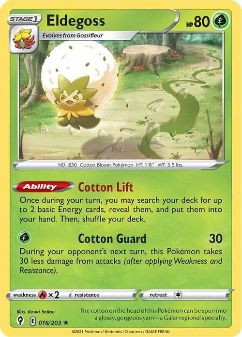 Eldegoss card art