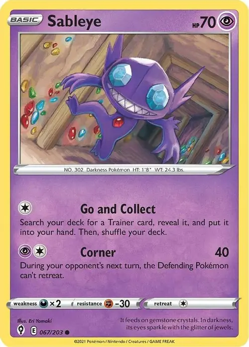 Sableye card art