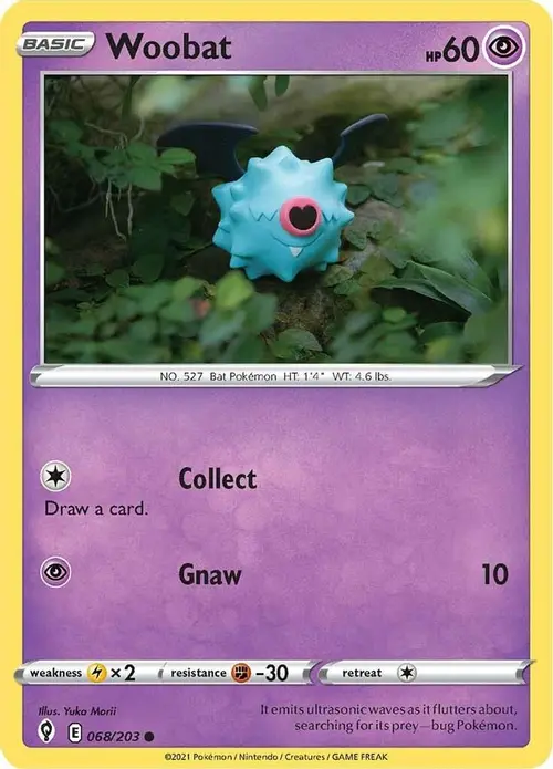 Woobat card art