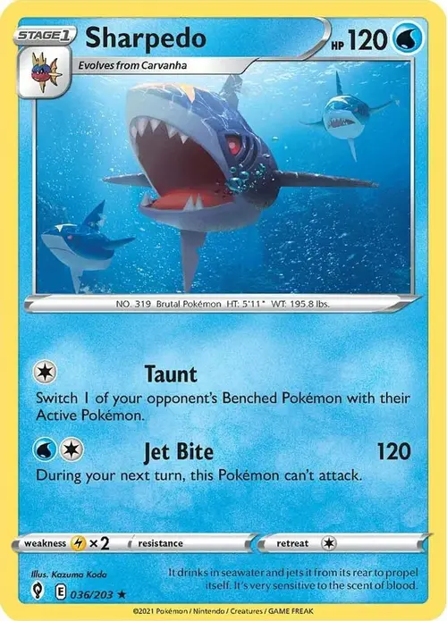 Sharpedo card art