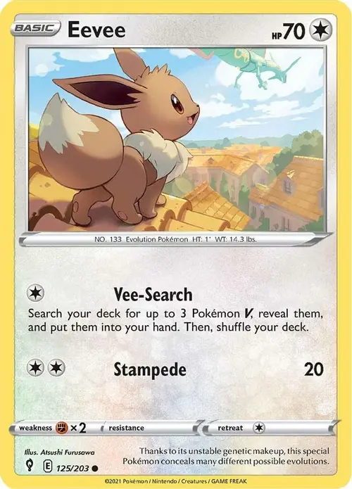 Eevee card art
