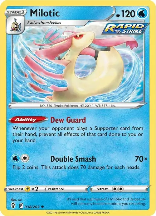 Milotic card art