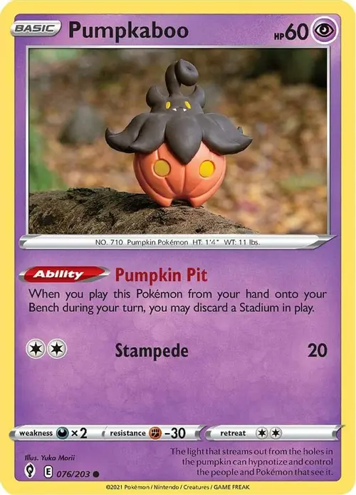 Pumpkaboo card art