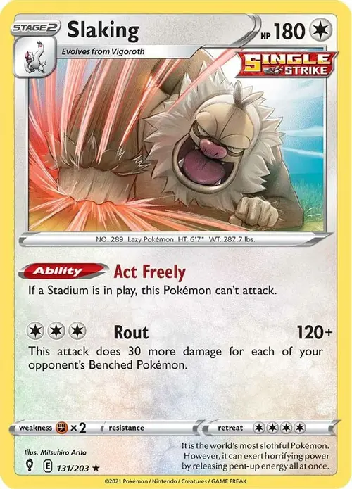 Slaking card art