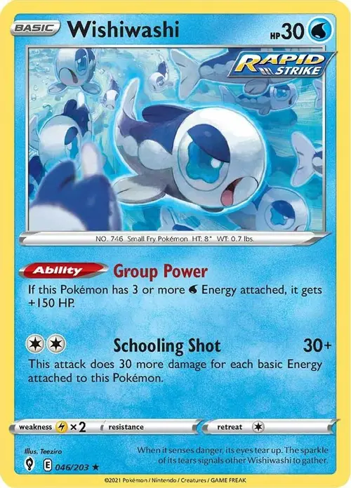 Wishiwashi card art