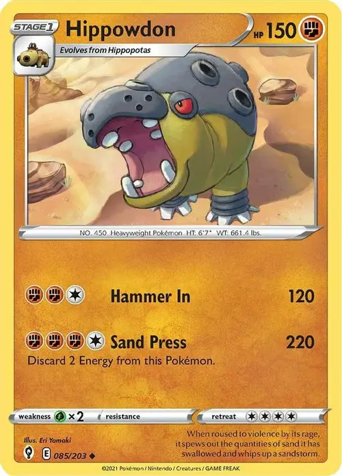 Hippowdon card art