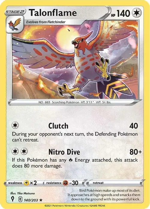 Talonflame card art