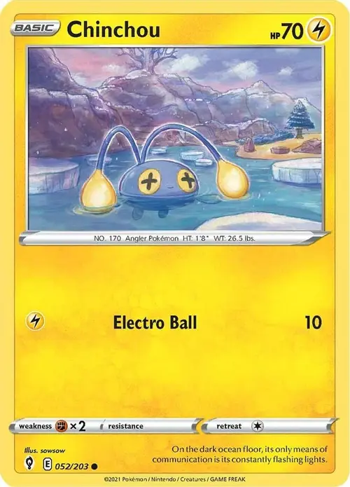 Chinchou card art