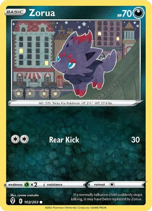 Zorua card art