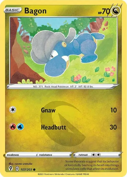 Bagon card art