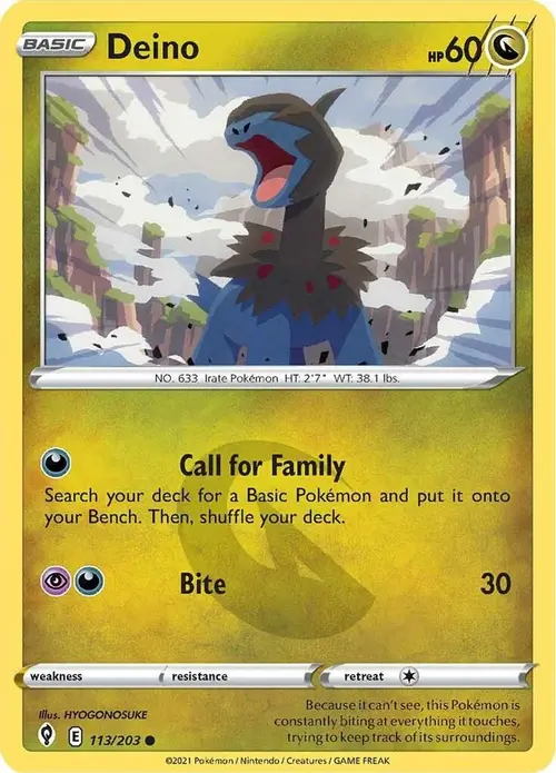 Deino card art