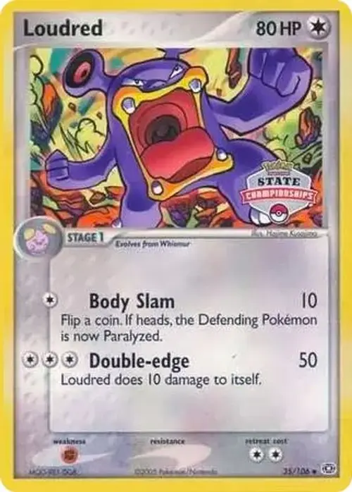 Loudred 35/106 (State Championships) card art