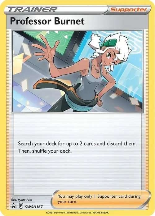 Professor Burnet - SWSH167 card art