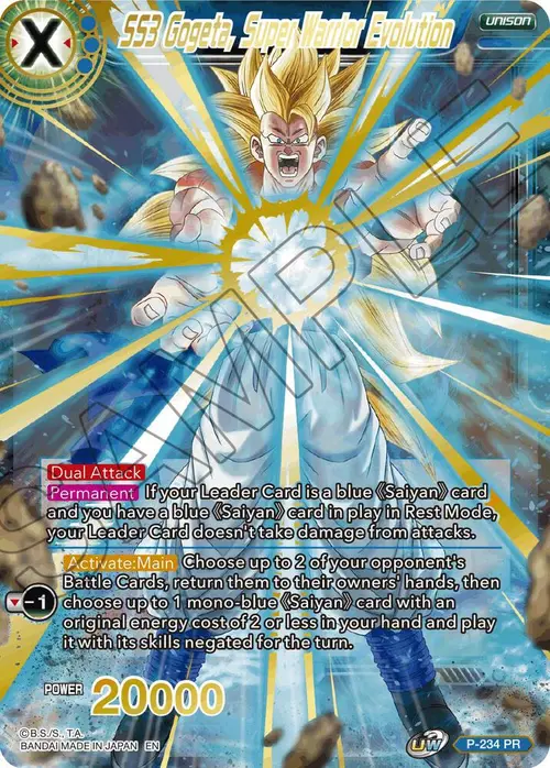 SS3 Gogeta, Super Warrior Evolution (Alternate Art) card art